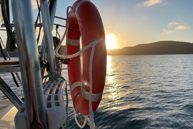 2 1/2 Hr Private Skippered Yacht Charter and Platter on Pittwater - Portuguese Beach swim stop: clear water and an easy plan