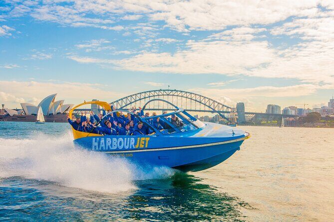 30-Minute Sydney Harbour Jet Boat Ride: Jet Blast - Opera House to Watsons Bay: the landmarks sequence at full speed