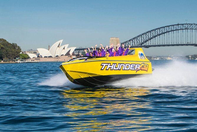 30-Minute Sydney Harbour Jet Boat Ride on Thunder Twist - Ride Style and Driver Energy: Spins, Fishtails, and Power Brakes