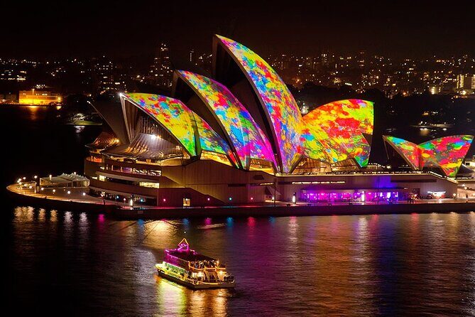 4-hour Vivid Latin Fiesta Dinner Cruise Shared Experience - Party on the water: Vivid Sydney meets Latin fiesta mode