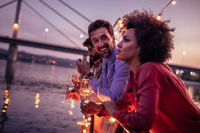 4-hour Vivid Latin Fiesta Dinner Cruise Shared Experience - Views during Vivid: where the Harbour scenery fits into the night