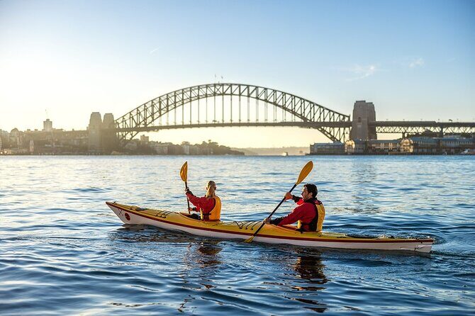 Beautiful Sydney Harbour Breakfast Kayaking Tour - The first scenic mission: bridge, Opera House, Luna Park photos