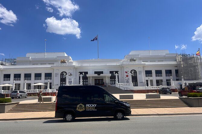 Canberra Private Tour from Sydney - Parliament of Australia: the 1988 building and the grass roof detail