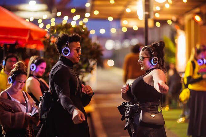 Disco Loco Sydney Craziest Silent Disco Tour - Harbour View Hotel pit stop: refreshments and a built-in perk