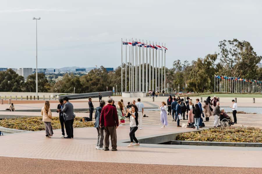 From Sydney: Canberra Day Tour - National Museum of Australia: modern exhibits with strong opinions