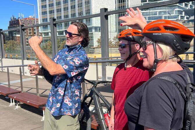 Guided Electric Bike Tour of Sydney with Bluetooth helmets - Chinatown for about 15 minutes: quick culture without the time sink