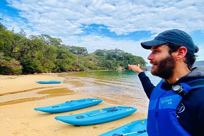 Guided Kayak Tour of Manly Cove Beaches - Quarantine Beach stop: coffee, a stroll, and swim if you dare