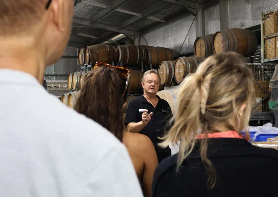 Hunter Valley: Wine, Chocolate and Lunch All Inclusive Tour - Sobels Wines Behind-the-Scenes: Watching Winemaking Up Close