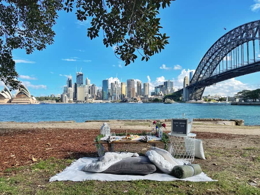 Luxury Picnic for 2 with Sydney Harbour Views at Kirribilli - Your impact: donating ten meals without adding extra work for you
