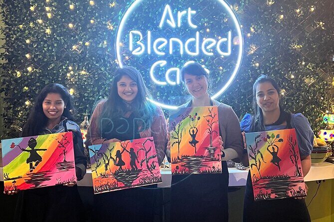 Paint and Sip Classes Sydney: Acrylic Art, Canvas & Wine - Acrylic painting, but with real step-by-step support
