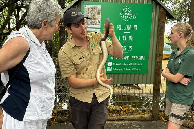 PRIVATE Blue Mountains Scenic World Australian Wildlife & Cruise - Return to Sydney: cruise past the Opera House or a relaxed vehicle ride