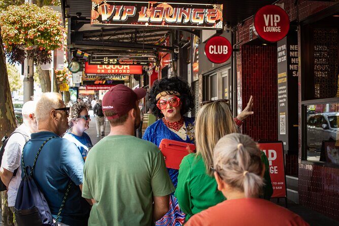 Private Drag Queen Walking Tour through Sydney's LGBT District - Mardi Gras offices: the work behind the party