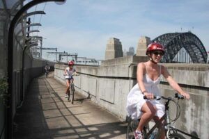 Scenic Sydney Harbour Bridge Bicycle Ride - The real magic: crossing the Harbour Bridge by bike