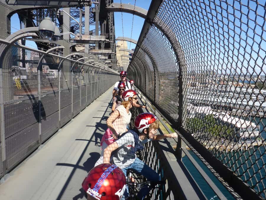 Scenic Sydney Harbour Bridge Bicycle Ride - How the lunch fits (and why it’s a good design choice)