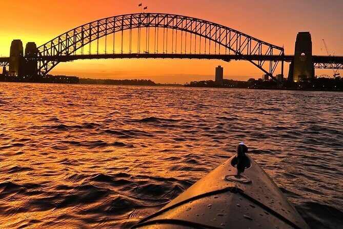 Sunrise Paddle Session on Syndey Harbour (single kayak) - Harbour Bridge at Sunrise: Light, Speed, and the Best Angles