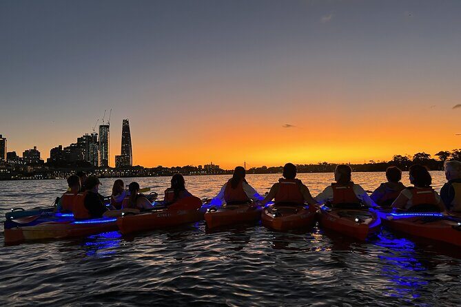 Sunset Paddle Session on Sydney Harbour (single kayak) - The main event: a 90-minute paddle through harbour sights and city lights