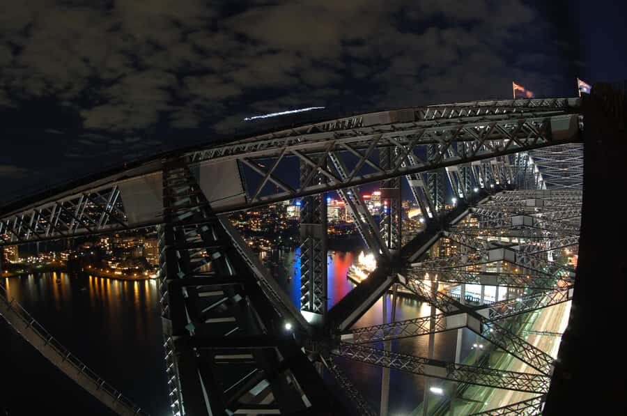 Sydney: BridgeClimb Sydney Harbour Summit Night - Weather reality: night climbing is still outdoors