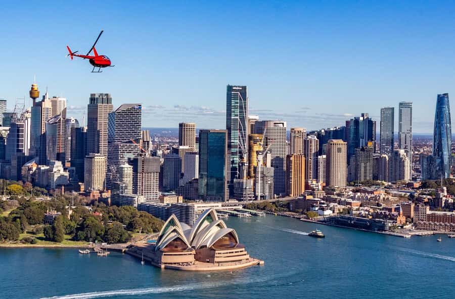 Sydney Harbour: 20 Minute Private Helicopter Flight for 2 - Pilot commentary over Taronga, bays, and stadium skyline