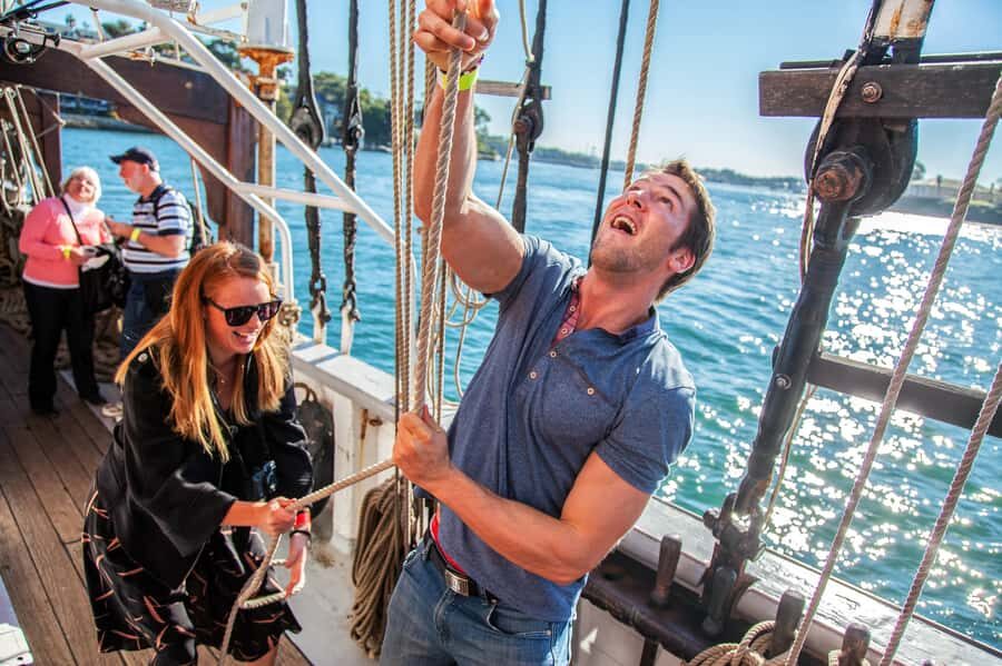Sydney Harbour: Tall Ship Lunch Cruise - Your 2-hour sailing route: Opera House, Bridge, and beyond