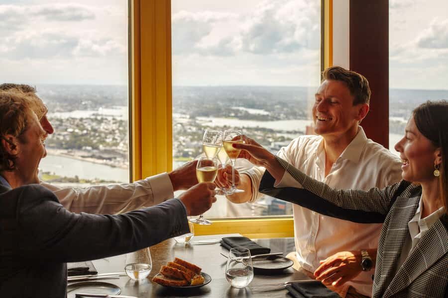 Sydney: Infinity by Mark Best Sydney Tower Dining Experience - When to book: lunch clarity or sunset city lights