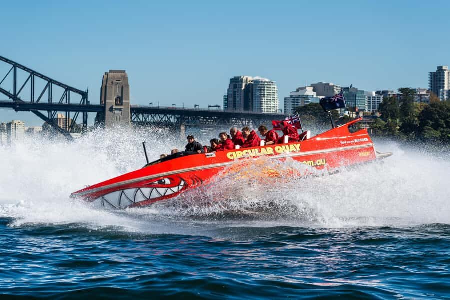Sydney: Jet Boat Adventure Ride from Circular Quay - Iconic Sights from the Water: Opera House, Bridge and More