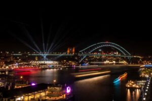 Sydney: Vivid Festival of Light Harbor Cruise with Dinner - Getting to King Street Wharf 6: the timing detail that matters