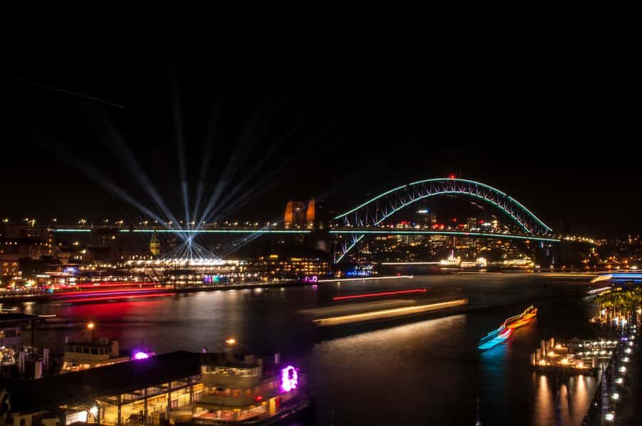 Sydney: Vivid Festival of Light Harbor Cruise with Dinner - Getting to King Street Wharf 6: the timing detail that matters