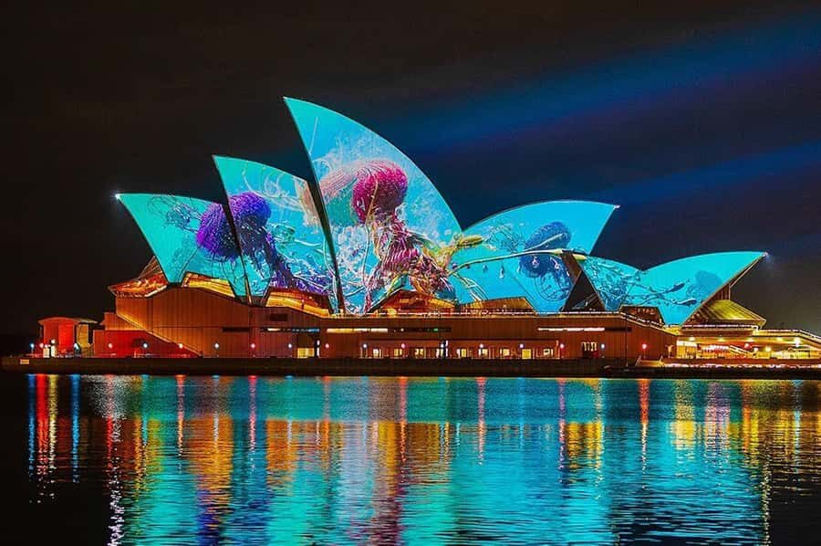 Sydney: Vivid Harbour Cruise with Canapes - Why Walsh Bay makes sense for Vivid nights