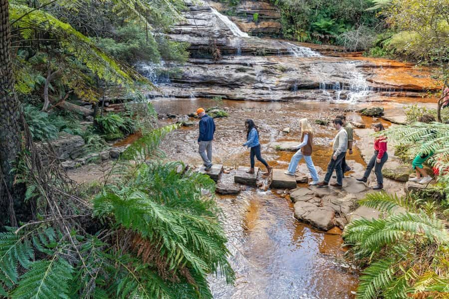 Sydney: Waterfall Bushwalk and Blue Mountain Sunset Day Trip - From Sydney pickup to village stops: the easiest way to structure your day