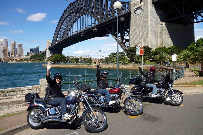 The 3 Bridges Harley Tour - see the main iconic bridges of Sydney on a Harley - Sydney Harbour Bridge: The Main Thrill Point (and Kirribilli Photos)